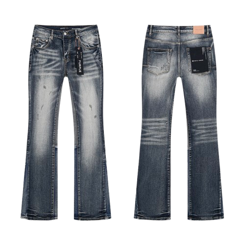 Purple Fleard Jeans