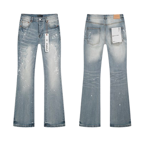 Purple Fleard Jeans