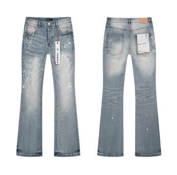 Purple Fleard Jeans