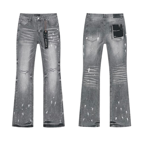 Purple Fleard Jeans